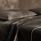 Pietra Top Sheet with Piping